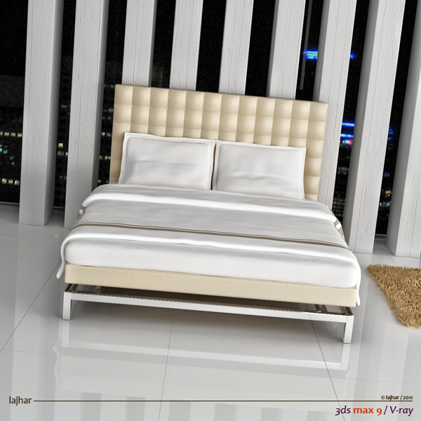 Boss bed with small headboard